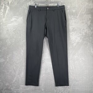 Lululemon Pants mens 35x30 ABC Slim Fit Chino Performance Gray Casual Flat Front